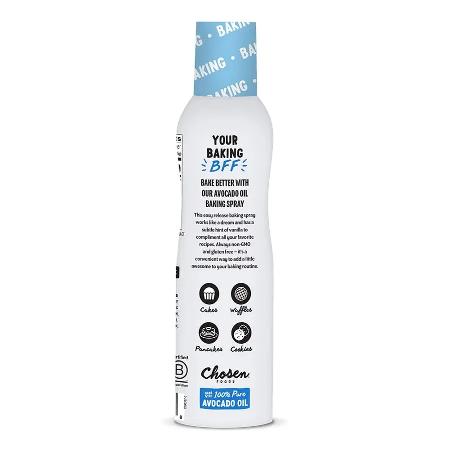 Chosen Foods Baking Avocado Oil Spray with Vanilla 4.7 fl. oz. - Image 2