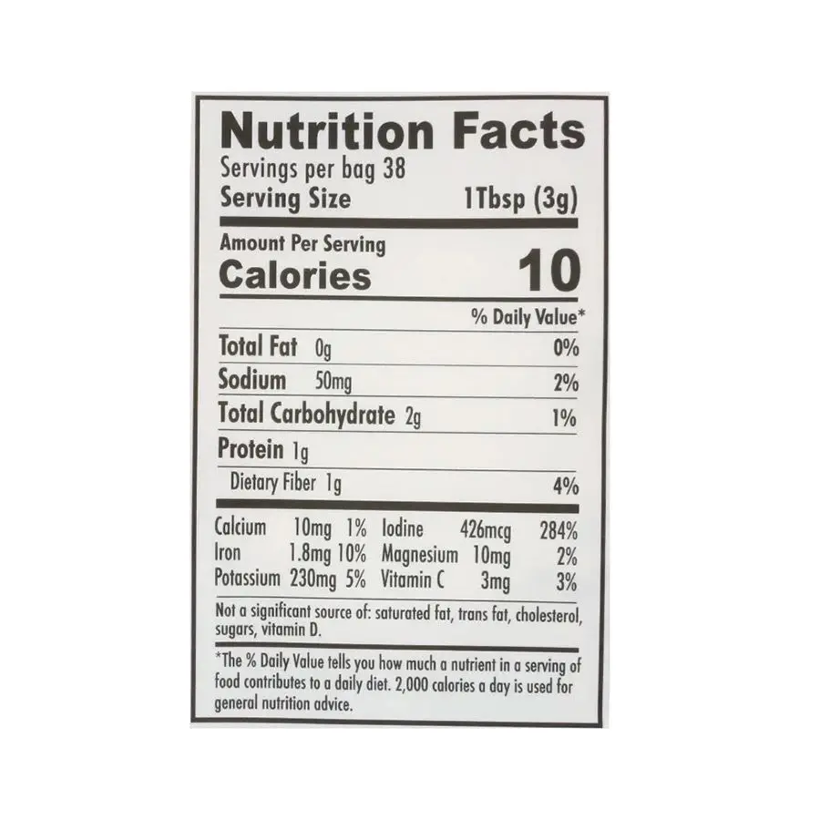 Maine Coast Sea Vegetables Dulse Flakes 4 oz. bag - Image 3