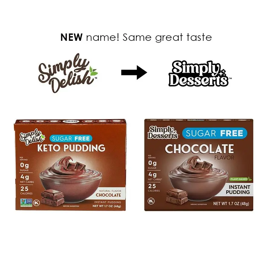 Simply Desserts Chocolate Keto Instant Pudding 1.7 oz. - Image 3